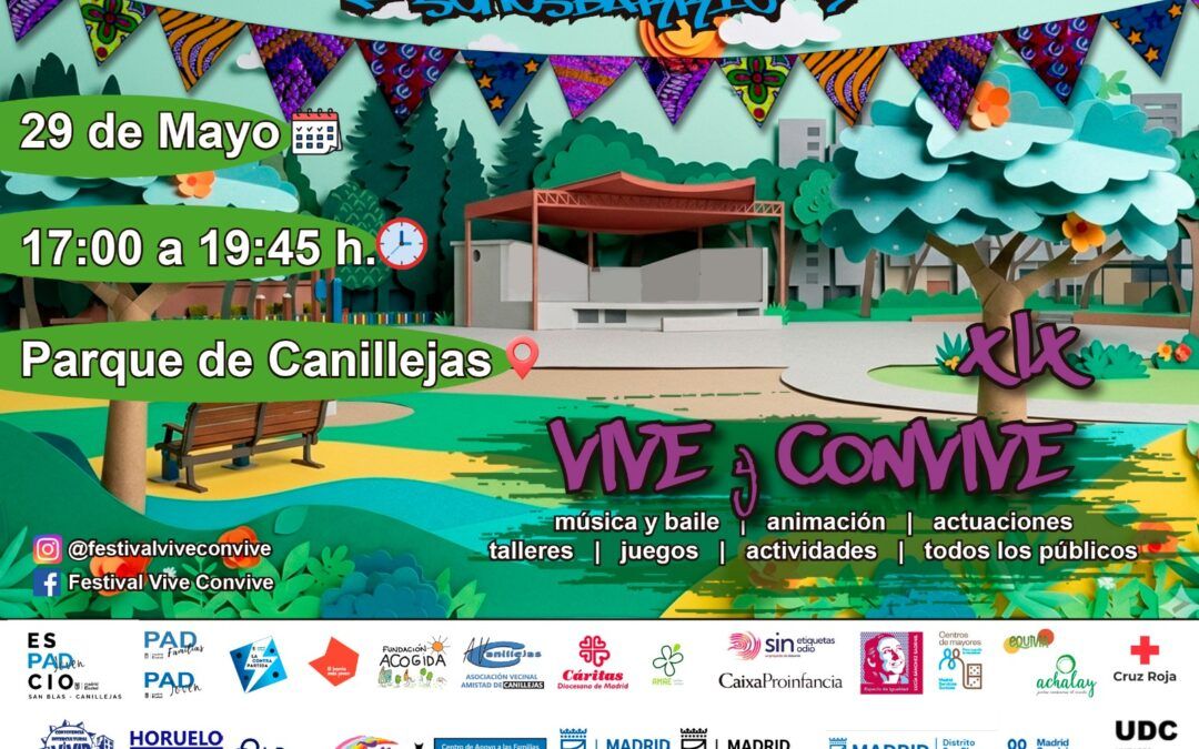 No te pierdas el Festival Comunitario Vive Convive en San Blas- Canillejas